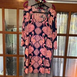 Lilly Pulitzer Pink Flamingo Dress